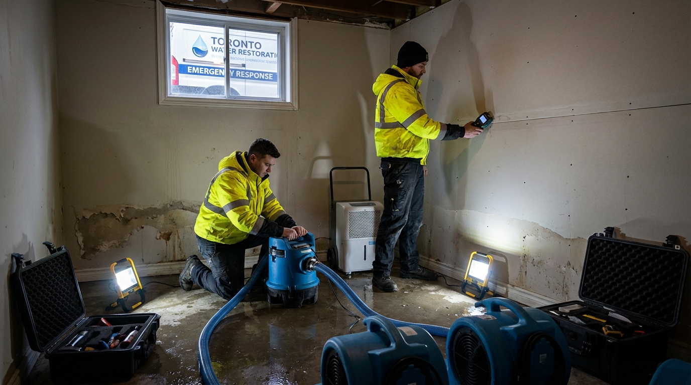 Burst pipe emergency