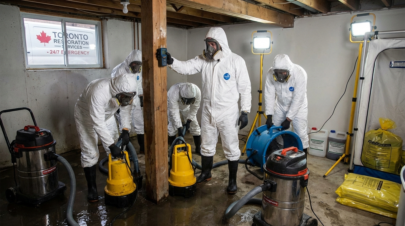 Sewage backup emergency