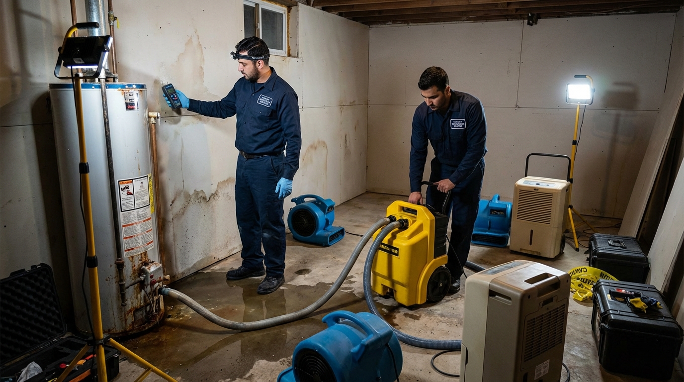 Appliance leak water damage